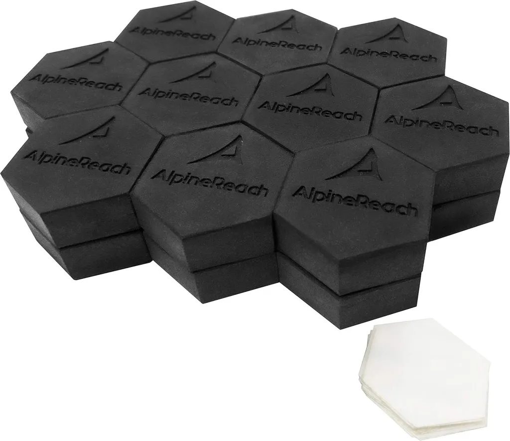 20 Pieds de pot extra-lourds Hexagones pour stabilité des bacs à fleurs