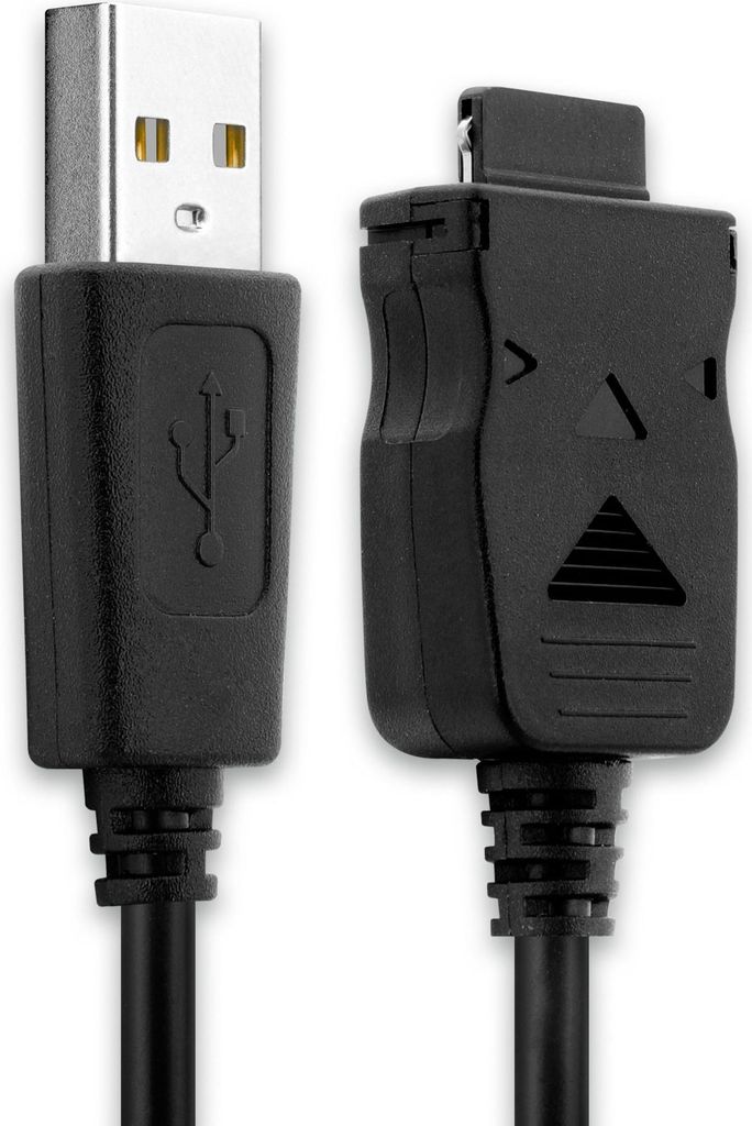 subtel USB Kabel 1m kompatibel mit Samsung SGH-T100, SGH-D500, SGH-D600, SGH-E700, SGH-A800 Smartphone, Handy Ladekabel Connector auf USB A 2.0 Dat...