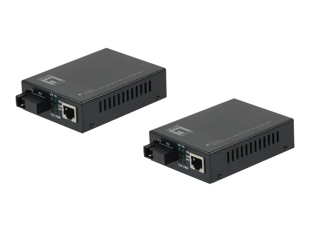 Convertisseur de média Ethernet vers Fibre SC Monomode 100Mb LevelOne