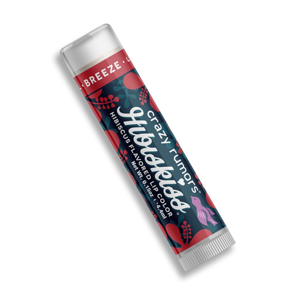 Crazy Rumors HibisKiss Breeze, Lippenbalsam, Braun, Frauen, Jojoba-l, Olivenl, Sheabutter, Feuchtigkeitsspendend, Medium golden brown with berry un...