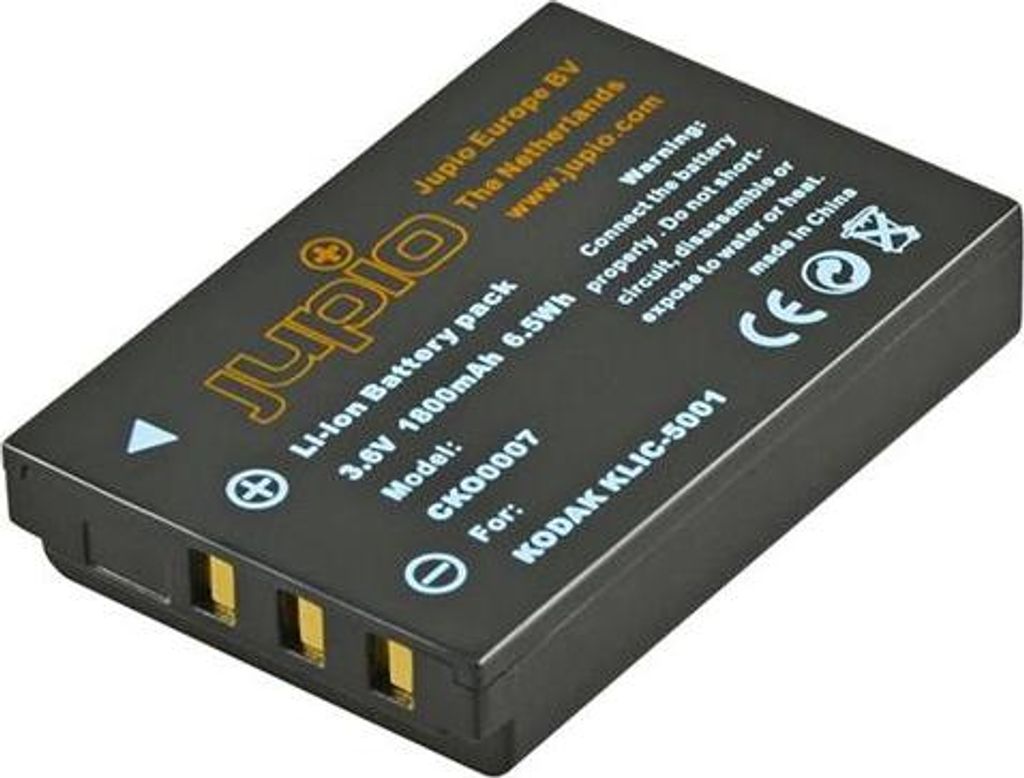 Jupio KLIC-5001/ DB-L50 Akku für Kodak / Sanyo 1800 mAh