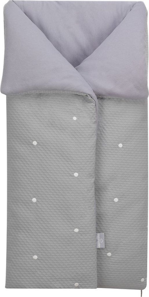 Don Algodon -Wickeldecke Zoe Junior 75 x 65 cm Baumwollgrau