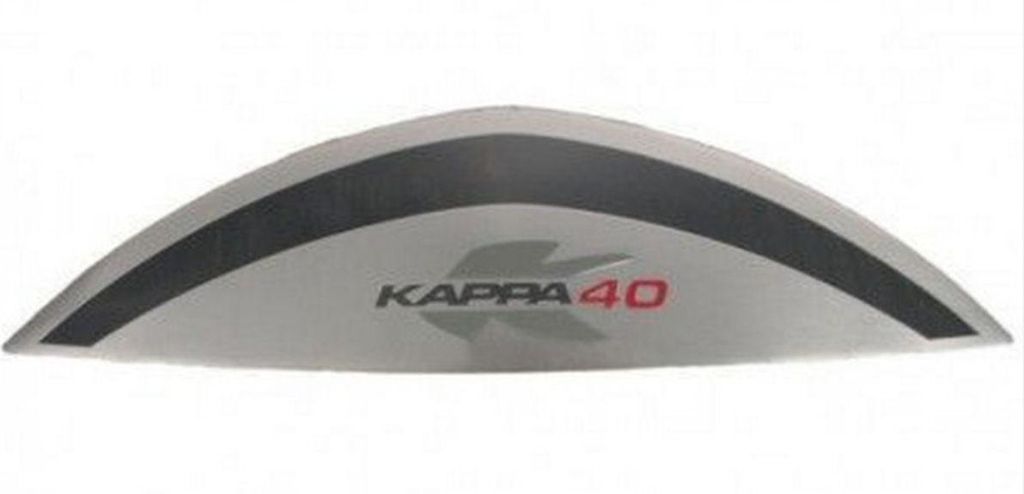 Emblema in alluminio per valigia Kappa K40 - argento opaco Immagine del prodotto 