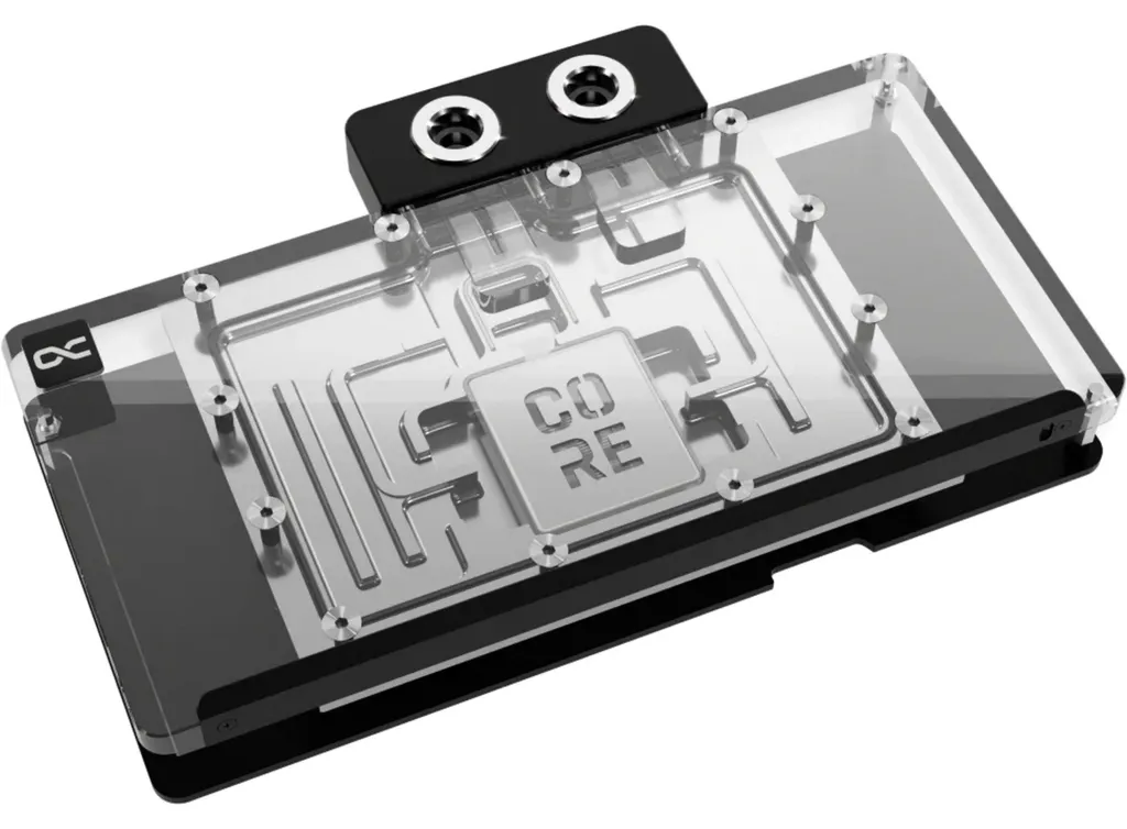 Watercooling pour GPU Alphacool Core RX 9070 XT Nitro+ chrome et verre
