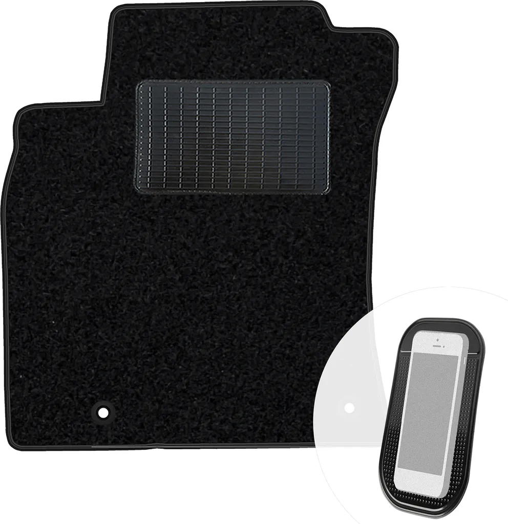 Tappetino Auto moto-MOLTICO per Hyundai Genesis Coupe 08-16 Nero