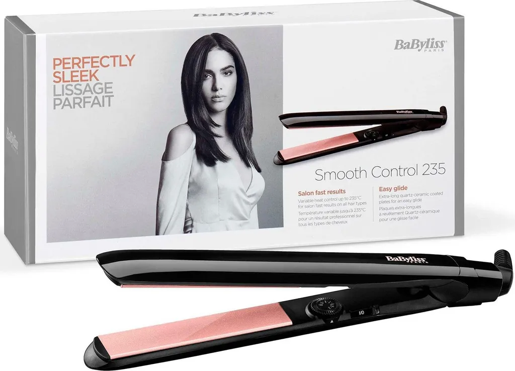 Lisseur cheveux Smooth Control 235 ST298E pour brushing rapide à domicile - 3