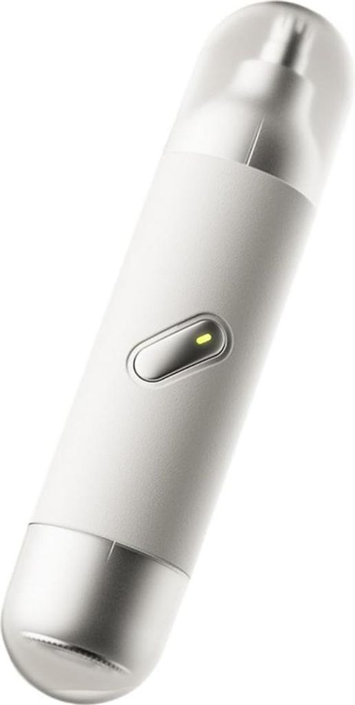 Elektrischer Nasenhaartrimmer und Gesichtstrimmer, 2-in-1, IPX7 Wasserdicht, Mini-Reise-Rasierer, LED Beleuchtung, Typ-C Ladegerät