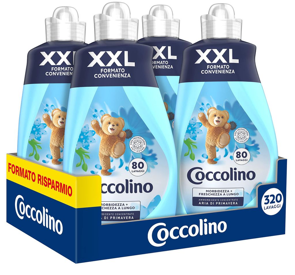 Coccolino Weichspülerkonzentrat, Frühlingsluft, 8 Liter, Produktbild 