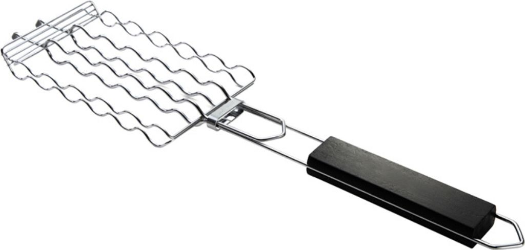Barbecue Grillkorb 6 Hot Dogs Metall Grill Wurst Rack Grill Mesh Clip Halter Picknick Küche Werkzeuge