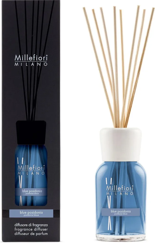 Diffuseur de parfum à bâtonnets Blue Posidonia Millefiori Milano 500ml