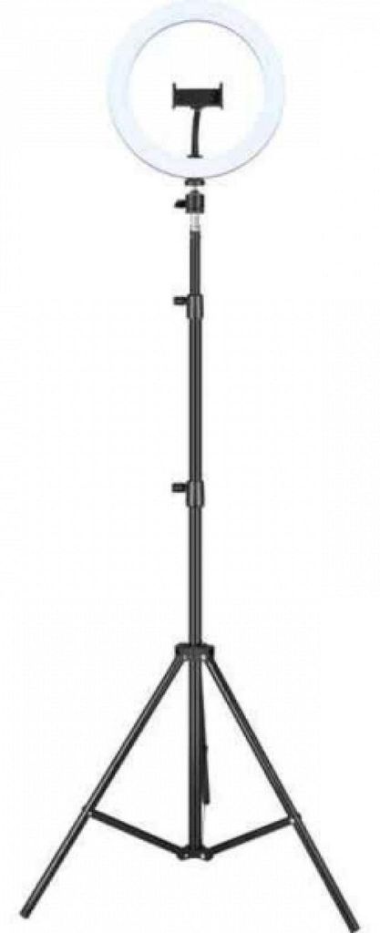 Lichtring für Selfies iggual IGG317242 Ø 25 cm Stativ Produktbild 