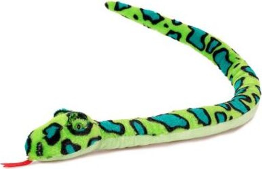 Plüschtier Schlange 100 cm, grün, Kuscheltiere Stofftiere Produktbild 