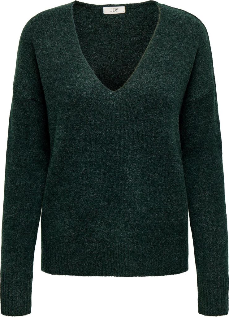 JDY JDY Damen Fein Strickpullover V-Neck JDYELANORA Longsleeve Sweater Größe: XL