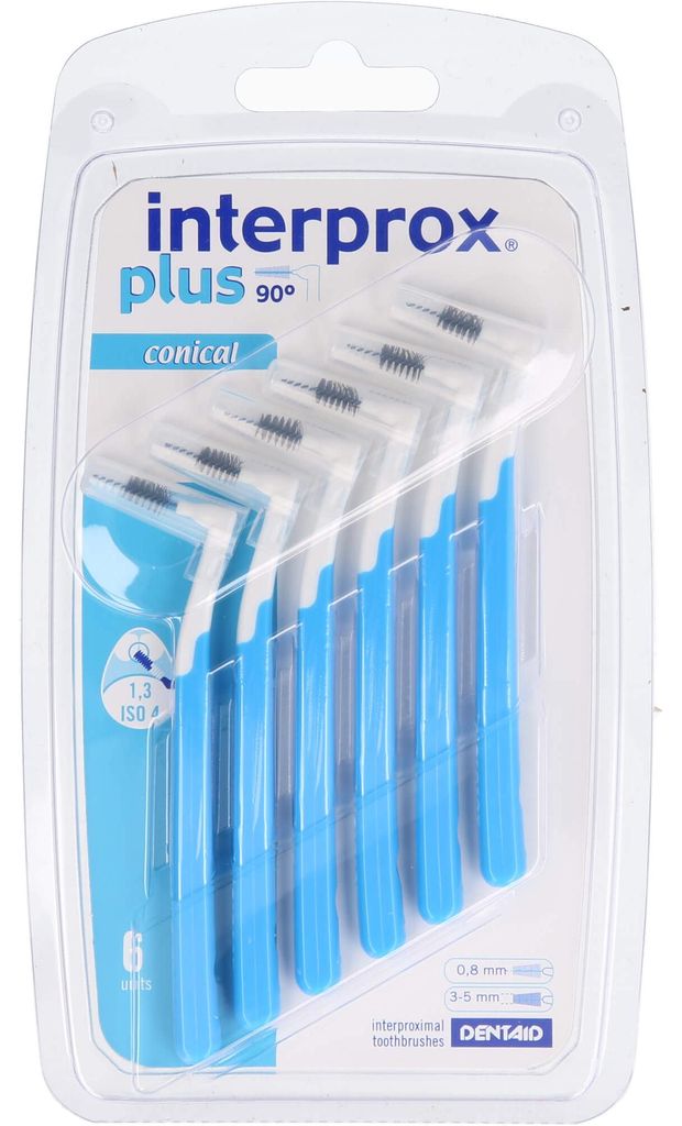 interprox plus scovolini interdentali conici, 6 pezzi Immagine del prodotto 