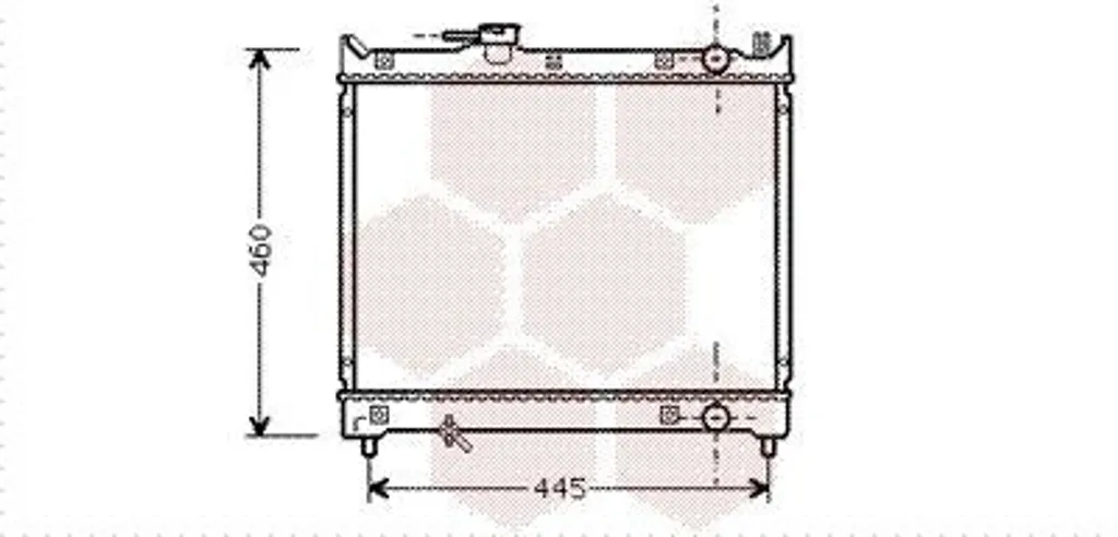 Radiateur de refroidissement pour Suzuki Vitara 1.6 All Wheel Drive