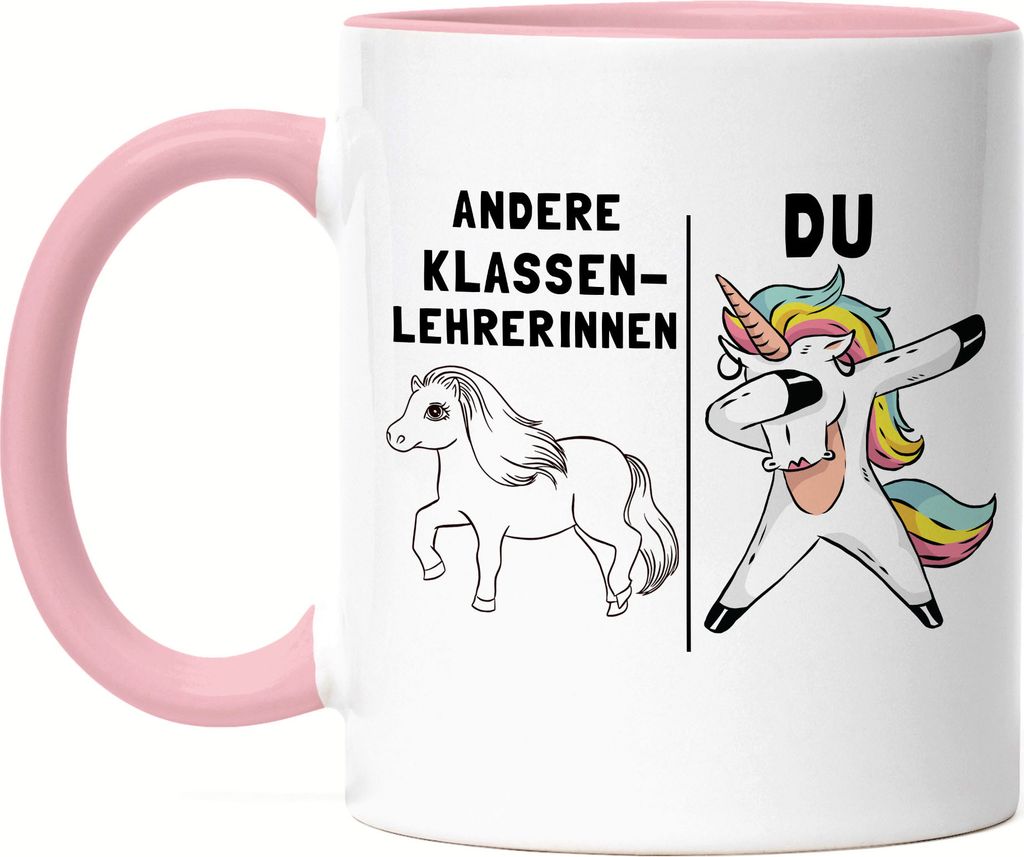 Andere Klassenlehrerinnen Du Tasse Rosa Pferd Einhorn Humor Lustig Unicorn Geschenk Apotheke