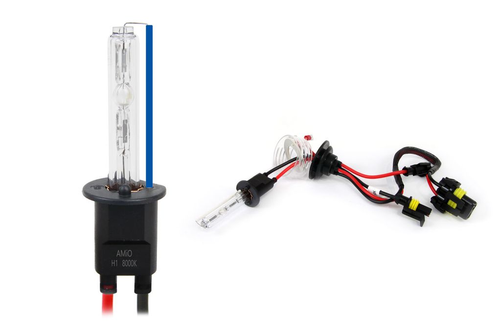 Xenonlampe H1 8000K 35W, AMIO-01418, Ersatz für Produktbild 