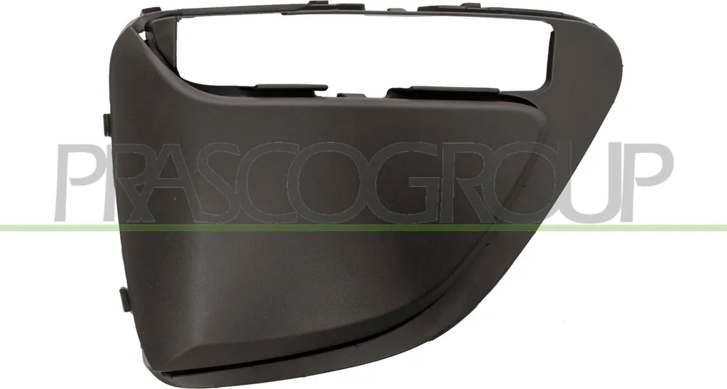 Réparation pare-chocs Peugeot 108 : Grille d'aération gauche PRASCO Noir