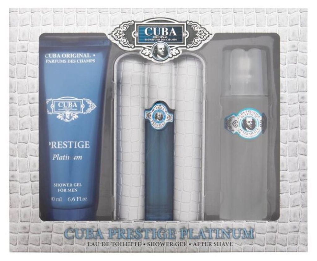 Cuba Original Cuba Prestige Platinum Set Eau de Toilette 90 Immagine del prodotto 