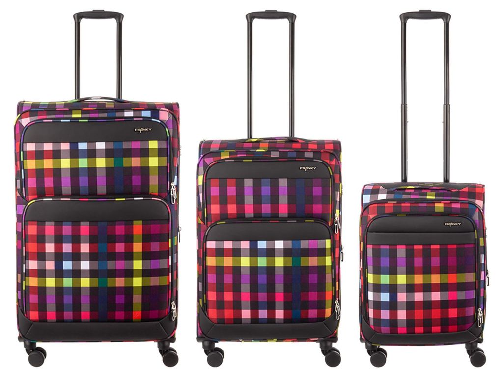 Franky 3er Koffer SET Gr. L/M/S Reisegepäck T27-F Spinner Produktbild 