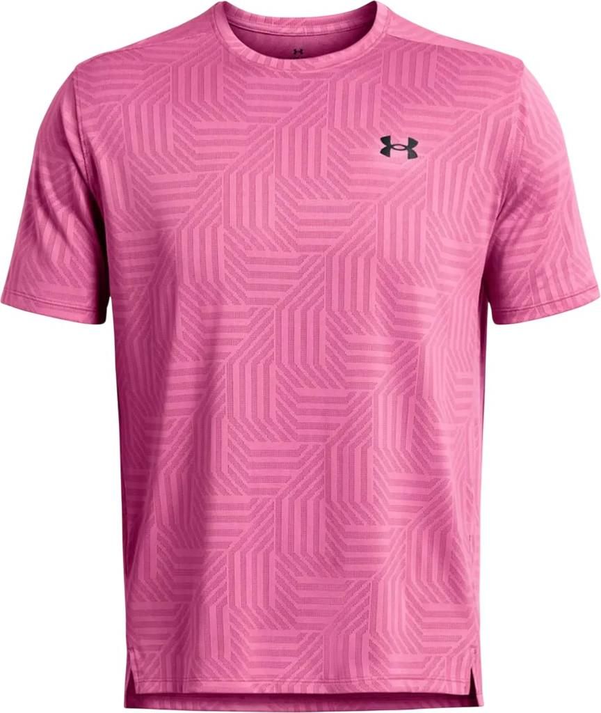 Under Armour - "Tech Geotessa" T-Shirt Ventil für Herren GT4634 (S) (Pink)