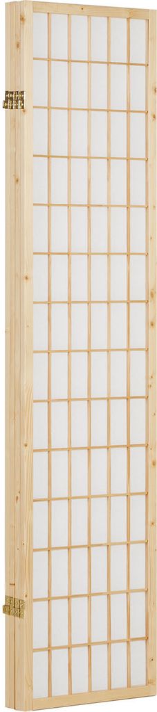 Homestyle4u 75, Paravent Raumteiler 4 teilig, Holz Natur, Produktbild 4