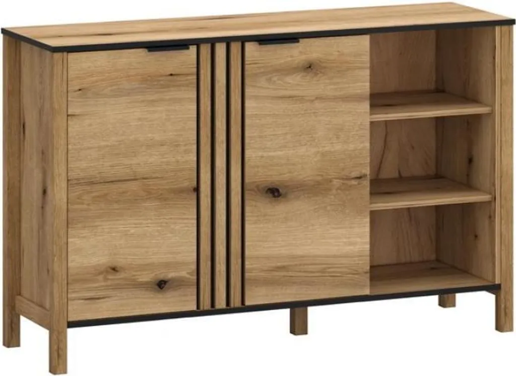 Meuble de rangement Commode Helix moderne pour chambre à coucher et salon