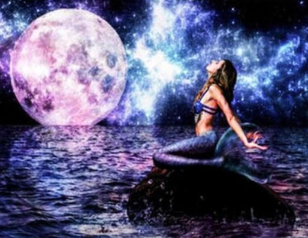 Diamond Painting Vollbild 50x70 cm mit runden Steinen