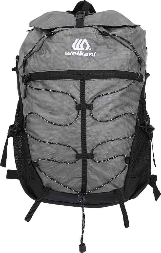 35L Wandern Rucksack große Kapazität leicht regenfest Männer Frauen Reise-Rucksack für Outdoor-Abenteuer grau