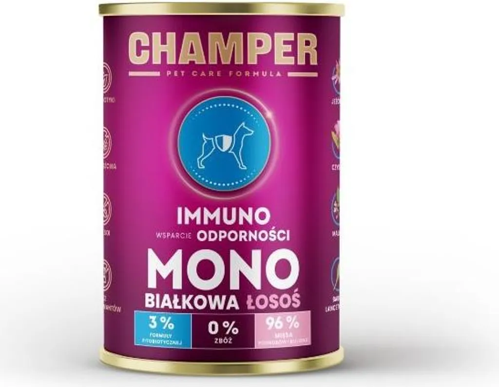 Morka Champer Immuno Salmone 400g - Dieta Monoproteica per Cani Sensibili