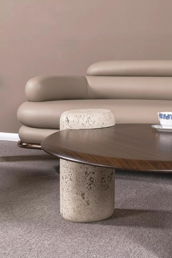 Braune Couchgarnitur Moderne Sofas Designer Sitzsessel Couchtisch