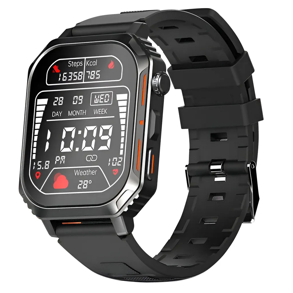 Riversong Motive 8S Montre Connectée Sportive Antichoc Etanche Noire