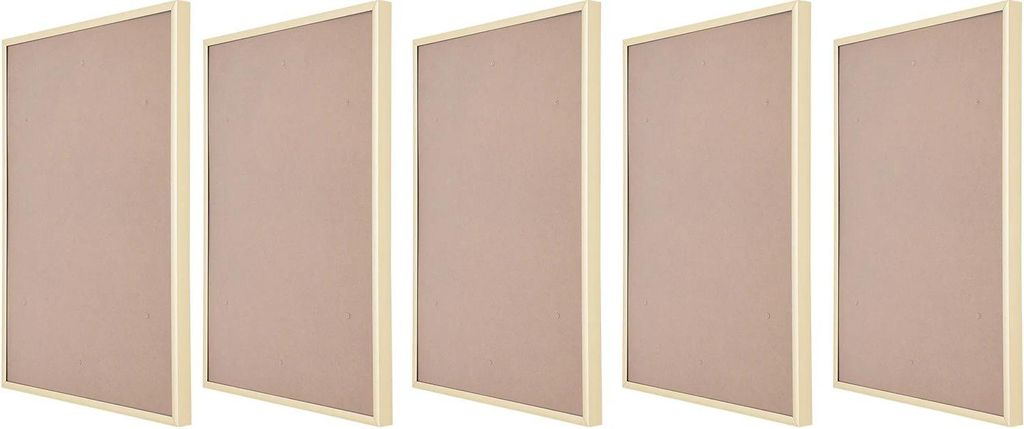 Posterrahmen - Klapprahmen A3 (42 × 29,7 cm) - Frontöffnung - Antireflex-Folie - Aluminiumprofil - 5er-Pack - Gold