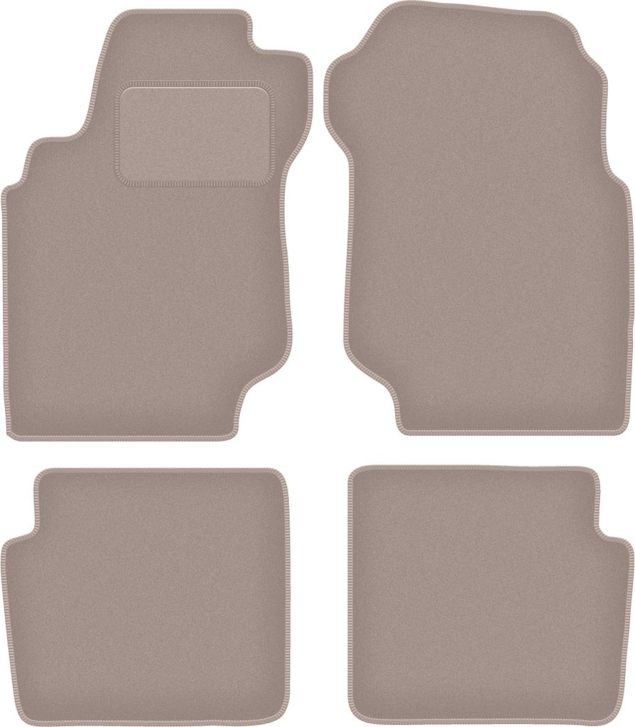Velours-Autoteppiche für: Nissan Maxima Iv Sedan (1995-2000) Beige