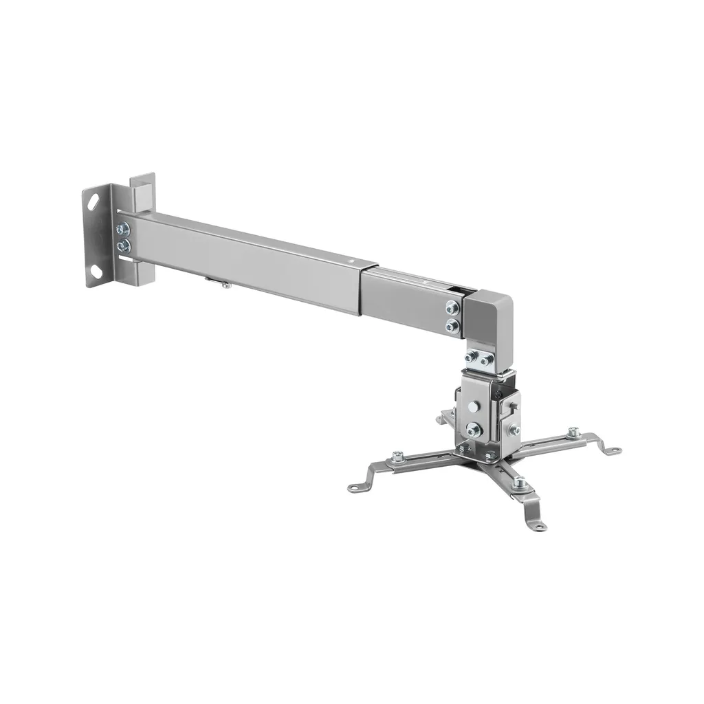Support projecteur robuste avec bras articulé flexible fixation murale