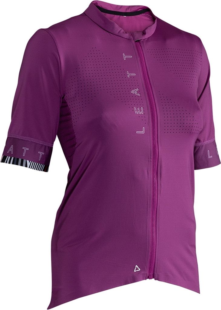 Leatt MTB Endurance 5.0 Short Sleeve Jersey Woman purple XL