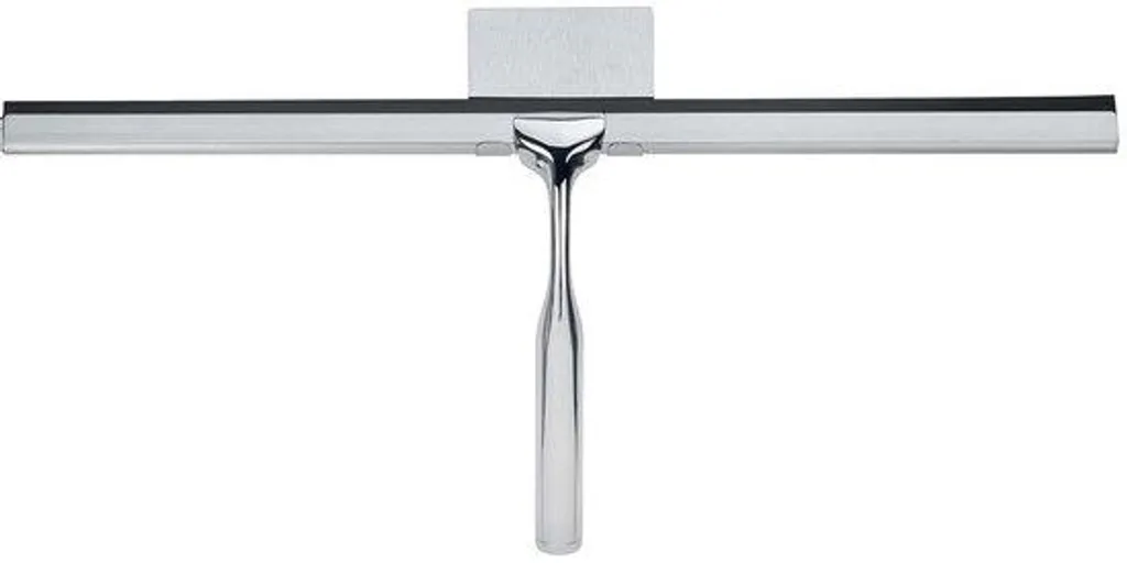 Raclette de douche inox chrome 1 pièce - Finition zéro trace durable