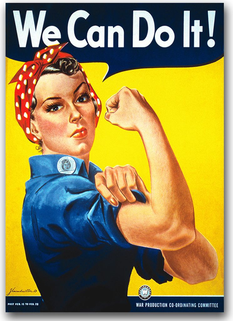 Poster - Canvas - Leinwand - 59,4 cm x 84,1 cm - Fotoposter - Leinwandkunst – Arbeitende Frau