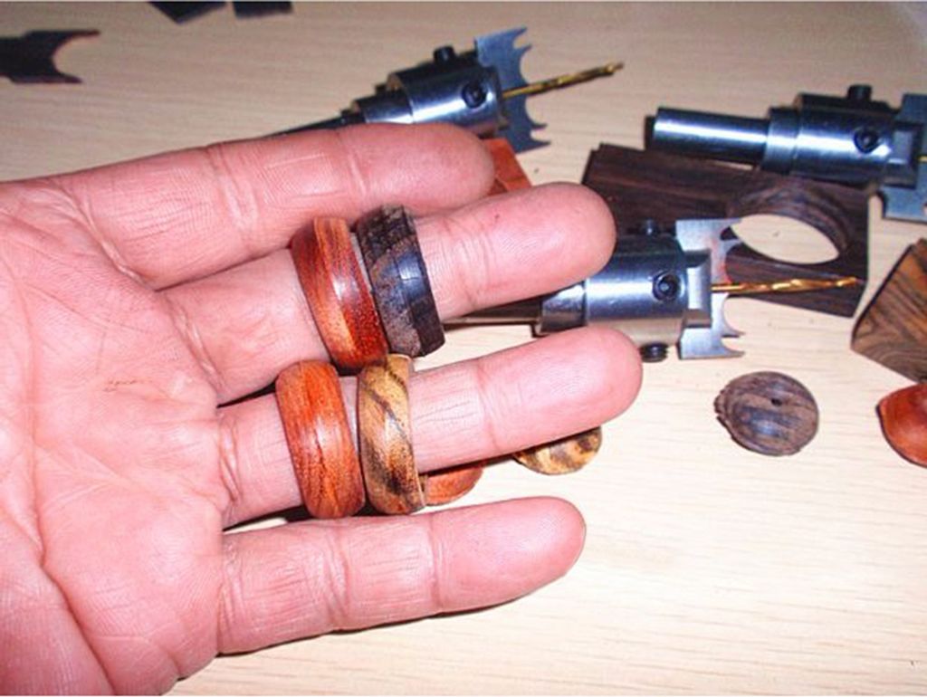 Hölzernes Set für die Herstellung dicker Ringe Produktbild 