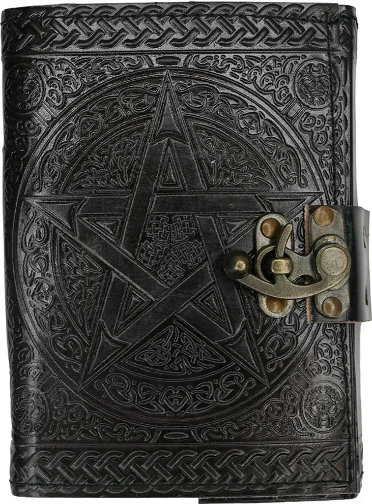 Grimoire de Poche en Cuir Robuste pour Protéger vos Écrits et Secrets
