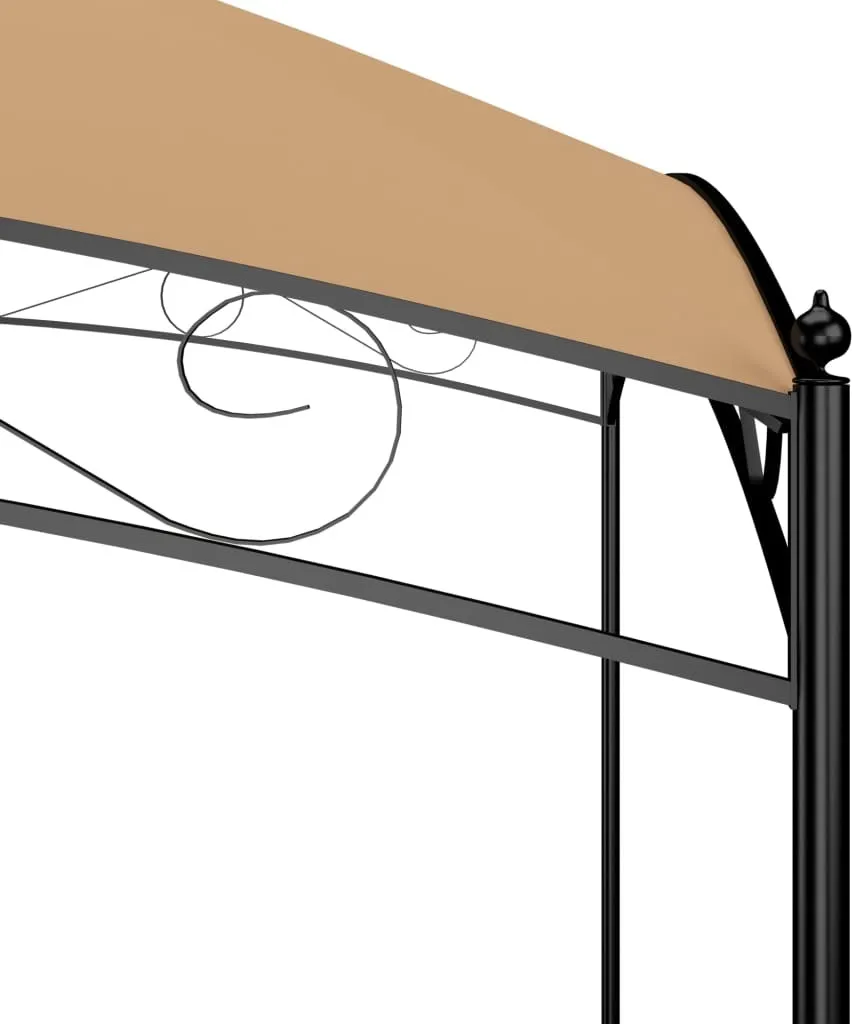 Pavillon pour Réceptions Extérieures 3x3 m Ombrage Taupe Qualité - 3