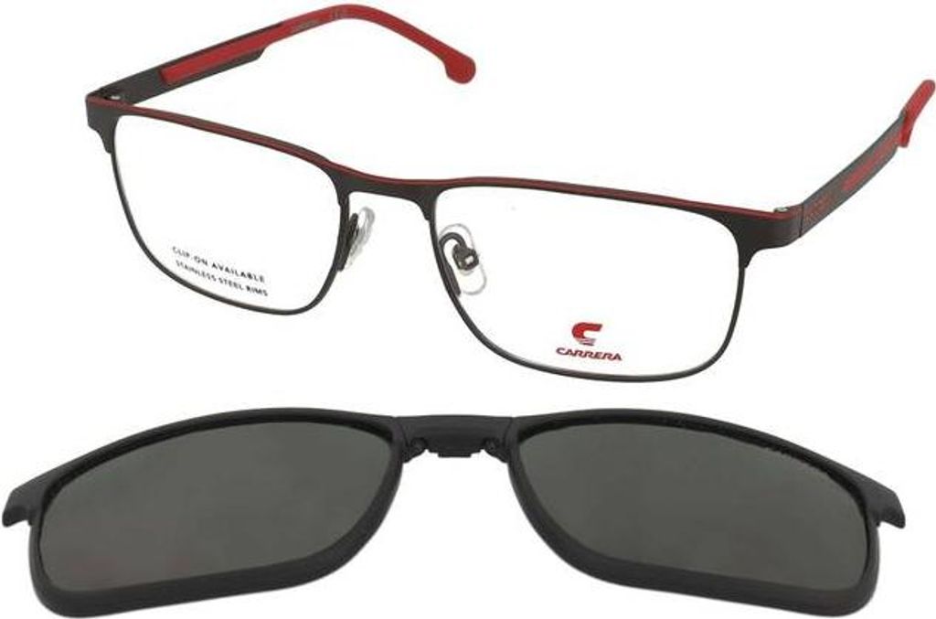 Carrera CA 8921/C MATTE BLACK RED/ GREEN POLARIZED 56/18/145 Herrenbrillen Brillen
