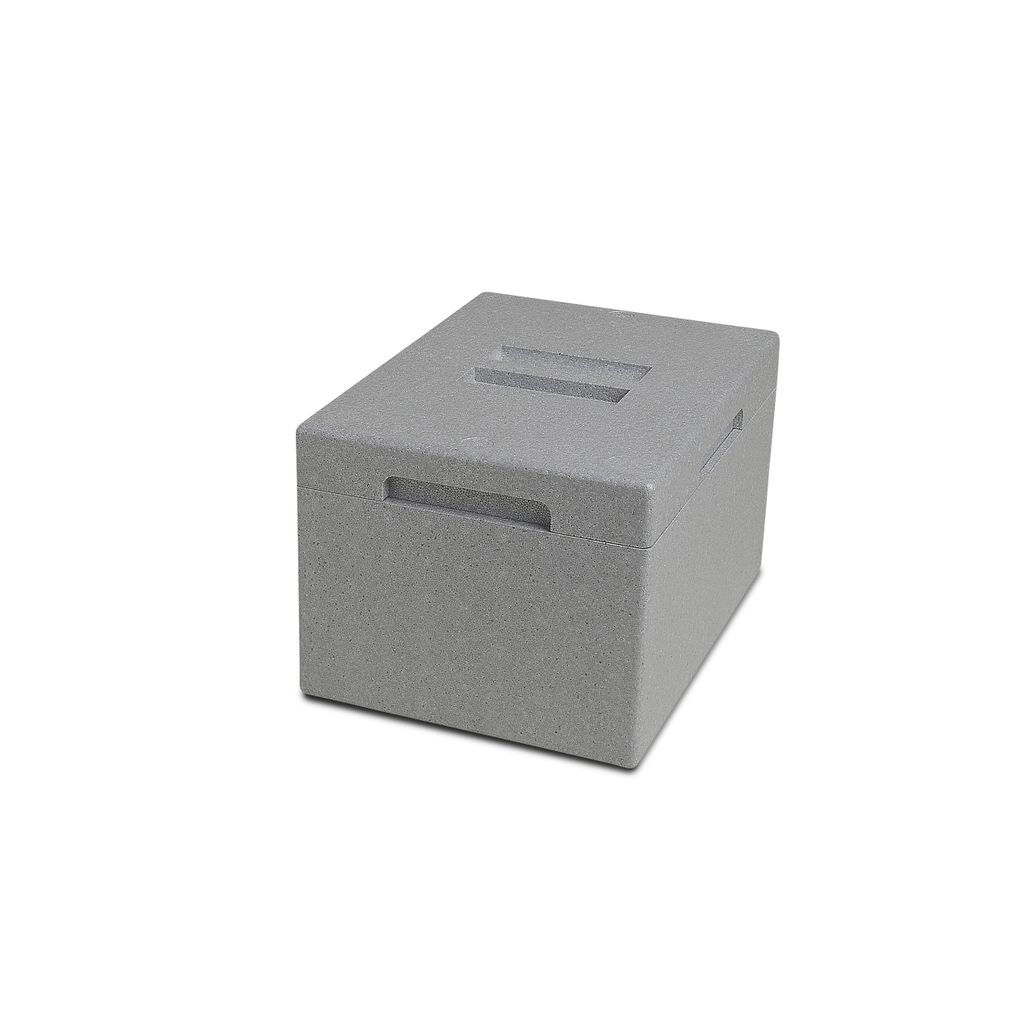 Climapor Transportbox mini aus Styropor, grau