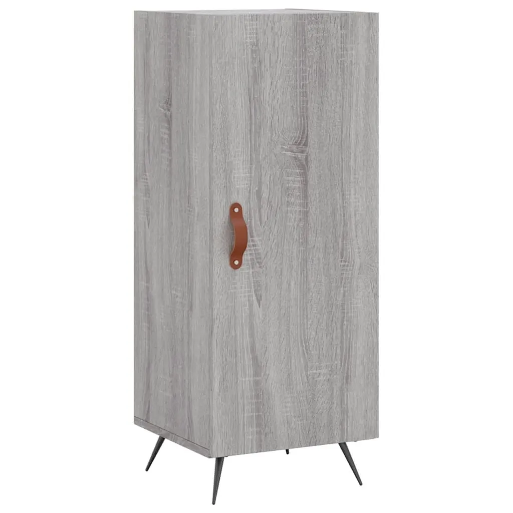 Credenza Salvaspazio Grigio Sonoma 90cm | Mobile Contenitore Minimal
