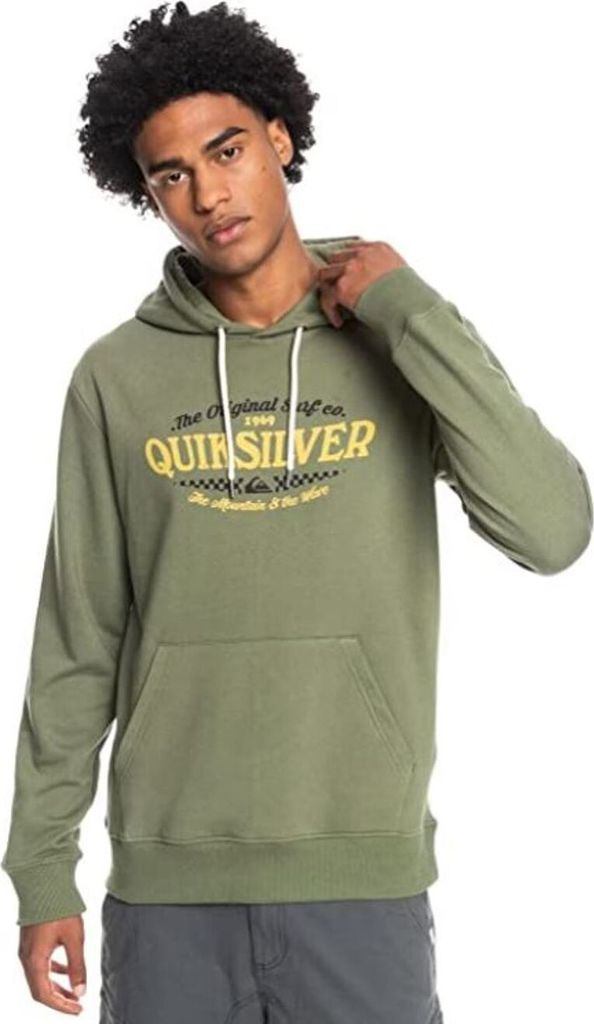 Quiksilver Hoody Check On It Hood olive : M Größe: M
