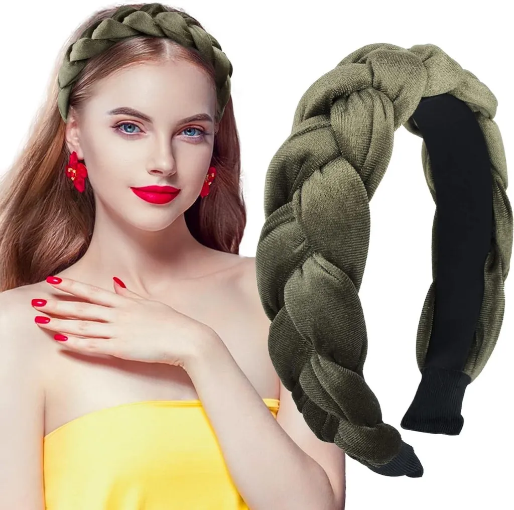 Serre-tête vert pour Dirndl : Accessoire cheveux fête et mariage chic