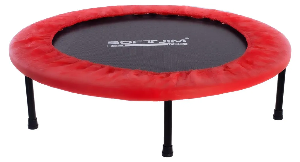 Trampoline 1 m avec ressorts de renfort haute résistance et cadre acier