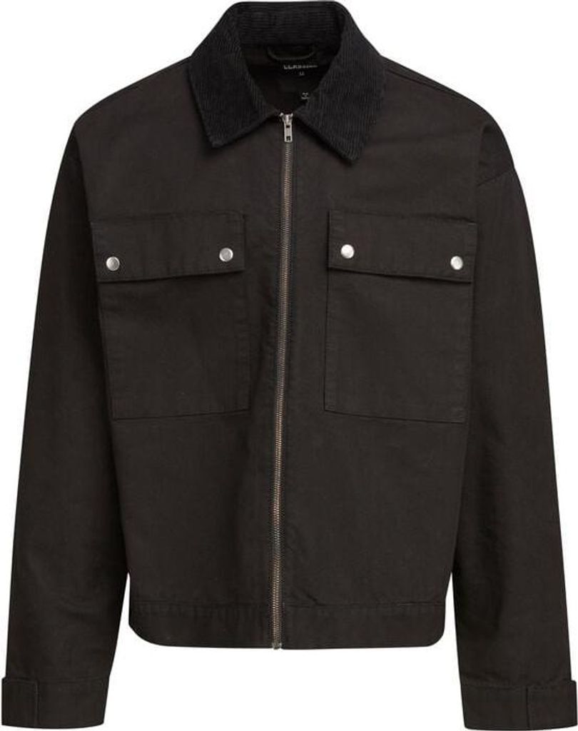 Urban Classics Übergangsjacke Herren Mens Workwear Baumwolle Jacket schwarz L