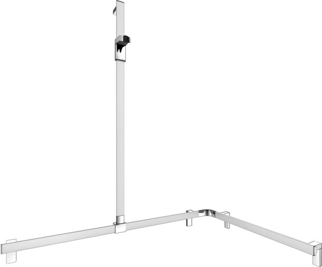 Keuco Duschhandlauf AXESS AL si-el/vc, 850/1150mm, m BrSt, li Ausf