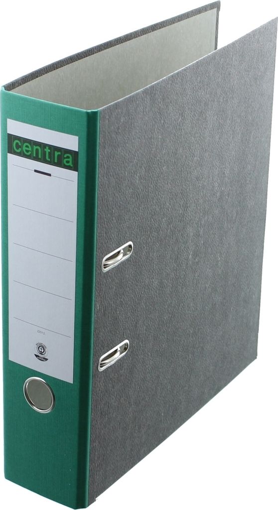 Ordner A4 Wolkenmarmor 80mm grün Packung mit 20 Stück